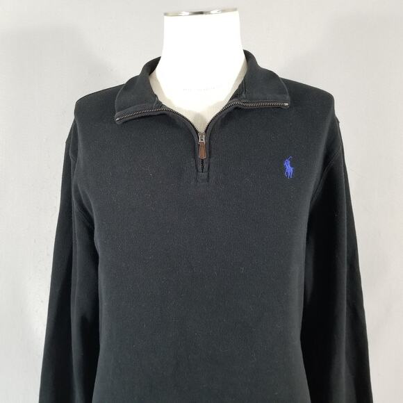 Polo Ralph Lauren Sweater Mens XL Estate Rib Quarter Zip Pullover Pony Pullover - Picture 2 of 16